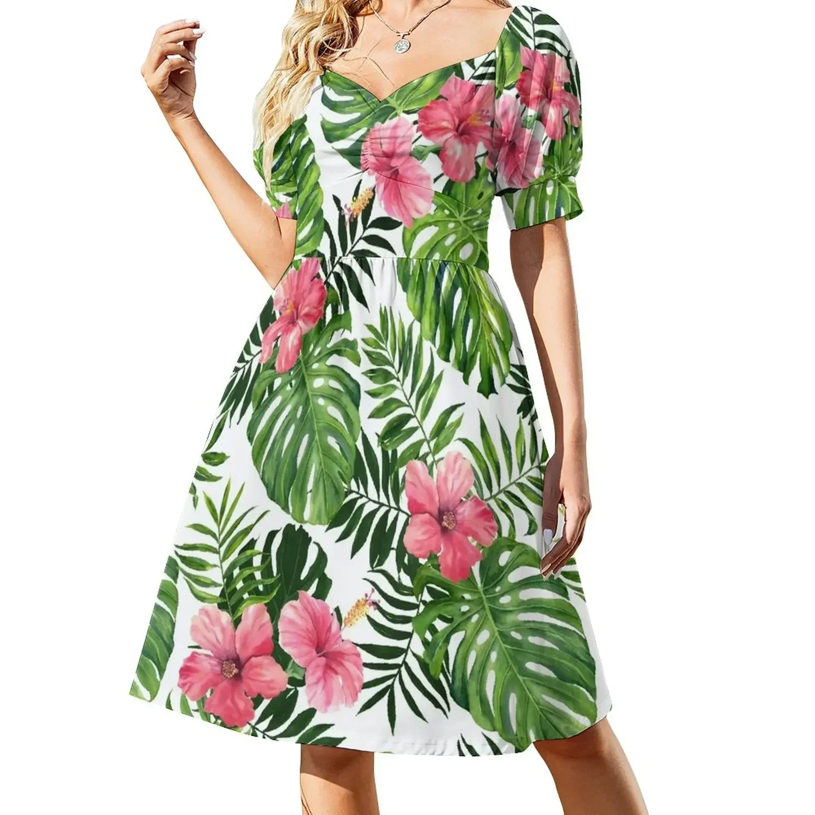 

Tropical hibiscus Sleeveless Dress Dresses for wedding party beach dresses Dress