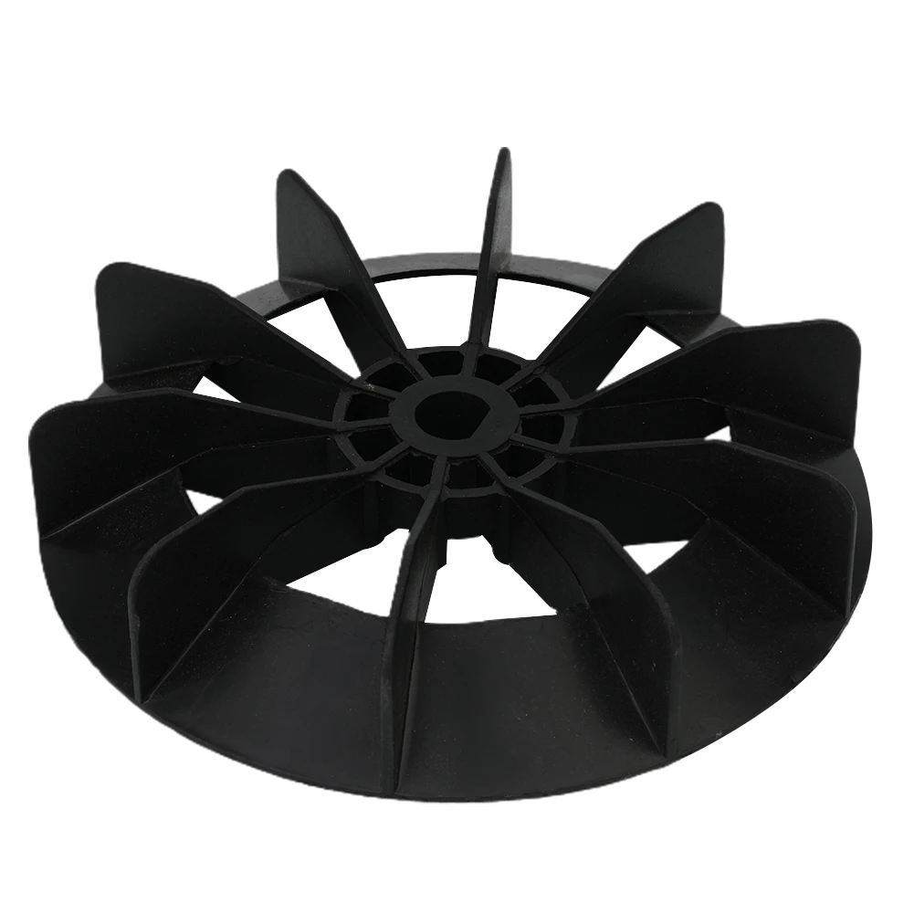 Air Compressor Fan Blade D Type Hole Black Plastic Direct-on-Line Motor Fan Blade 150mm Outer Diameter Pneumatic Tool Part