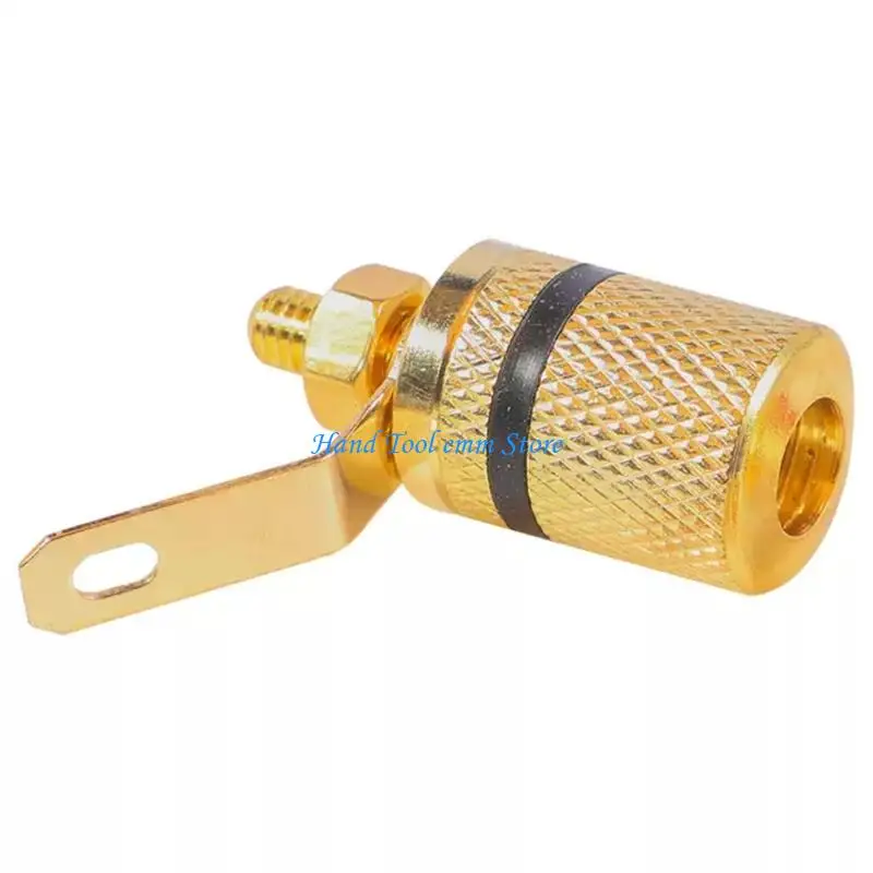 H37F Precisely Engineered Speaker Terminals Connectors Binding Posts With 4Mm Thread For Stable And Long Last Performances