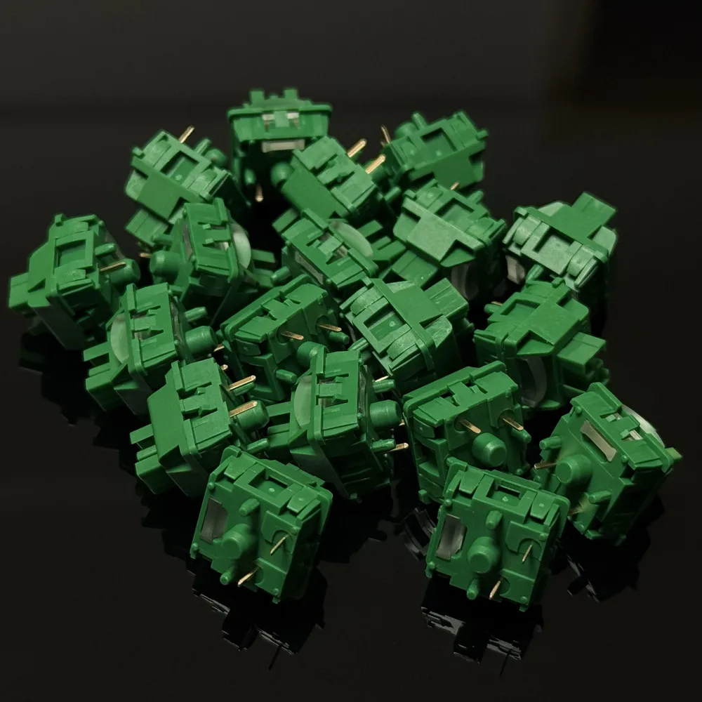Outemu Banana Green Switch Silent 5 Pin 40g Tactile Lubricated Switches Hot Swap For DIY Mechanical Keyboard