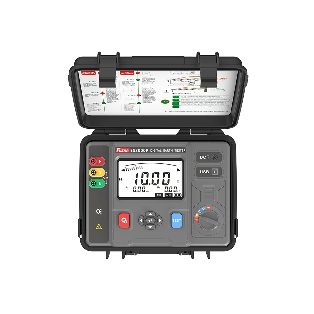 

Accurate, Fast, Stable and Reliable Digital Grounding Resistance Tester Table Ohmmeter Ground Recommendation Instrument