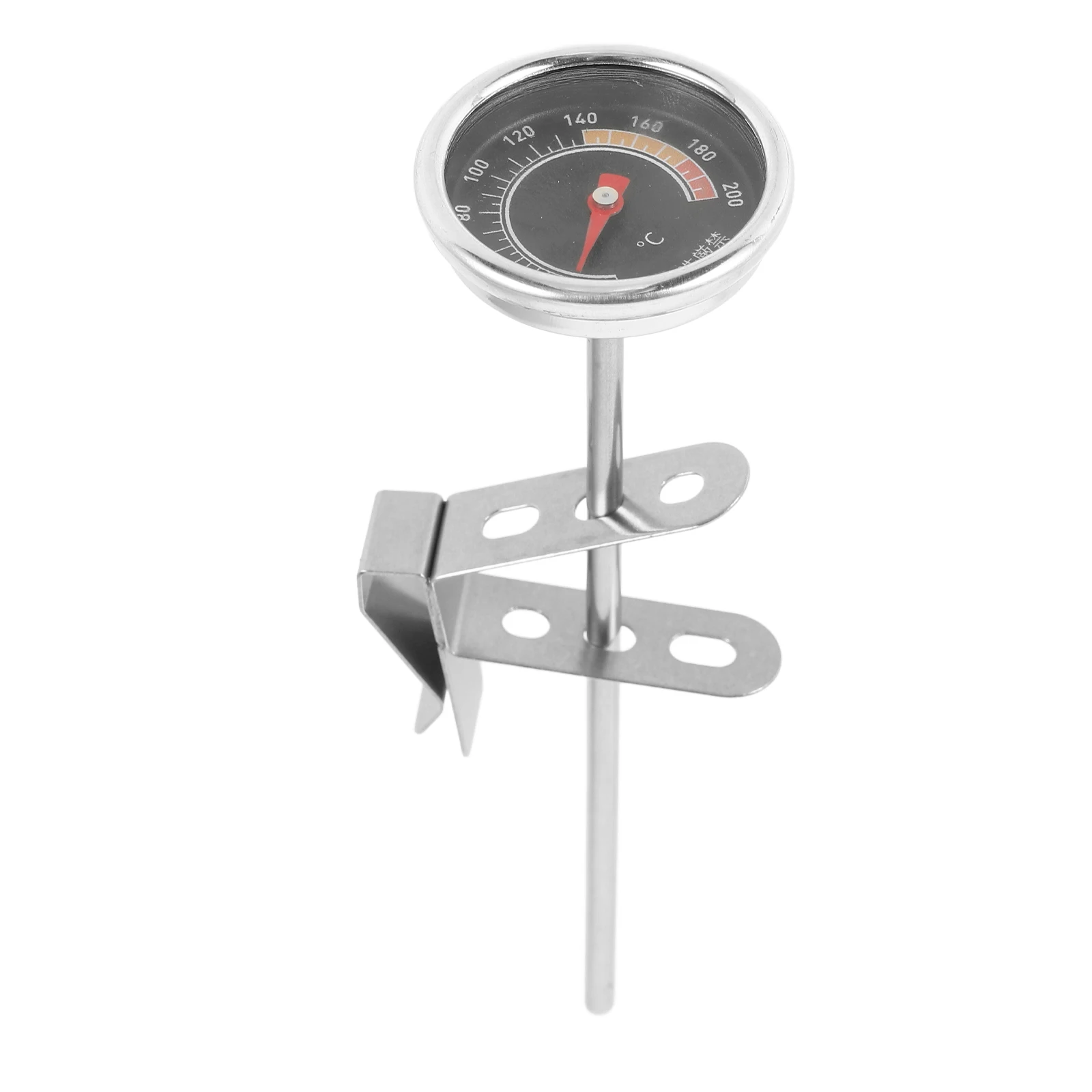 

Stainless Steel Meat Probe Kitchen Food Thermometer Bbq Oil Cooking Thermometer Accurate Pointer Easy Clean Outdoor Use