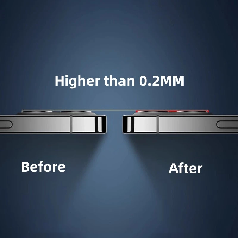 3PCS Camera Lens Glass For iPhone 15 14 13 Pro Max Camera Lens Protector Film for iPhone 13 14 15 Pro Max 16Plus 16Pro Max Glass image 6