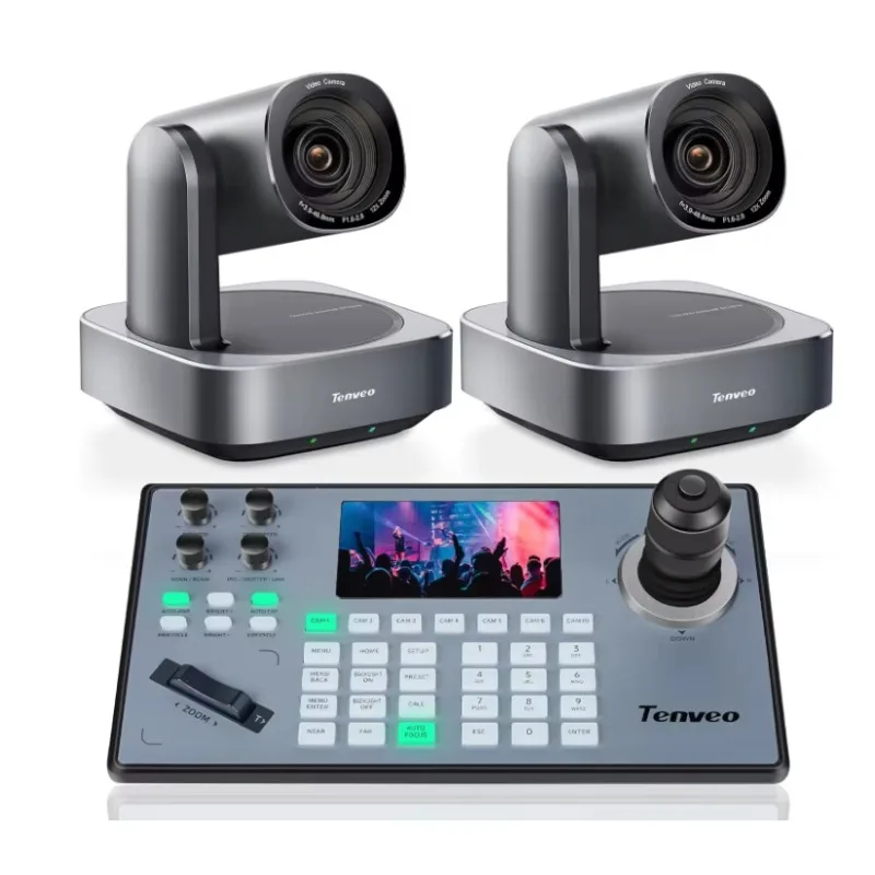 

Система видеоконференцсвязи - VL12U (2 шт.) + KB200PRO 12-кратный зум-контроллер с USB3.0/HDMI/RJ45 для PTZ-камеры