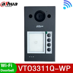 Dahua-Multi-Language Video Intercom Campainha, telefone IP, Villa, conversa bidirecional, estação de nuvem, IC, P2P, POE, VTO3311Q-WP