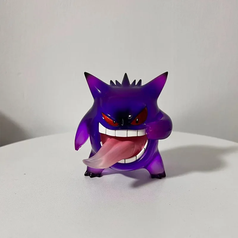 Pokemon Gengar Sticking Tongue Out Different Colors Anime Action Figure Game Statue Collectible Kawaii Model Kids Toy Doll Gift