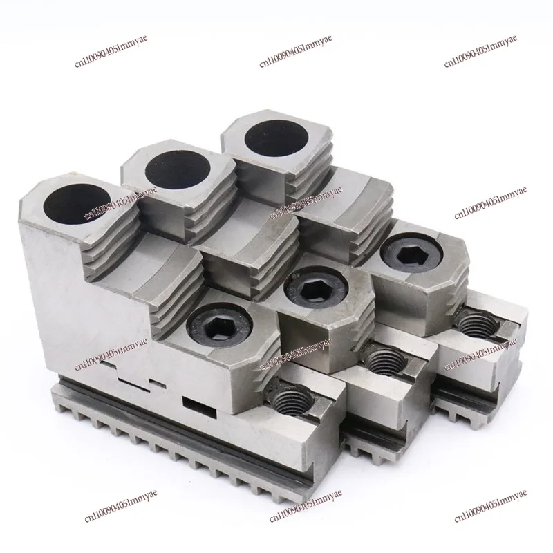 Two-Piece Jaw, 160A 200C 250C 320C, Reversible Claw with Screws, Lathe Chuck Accessories