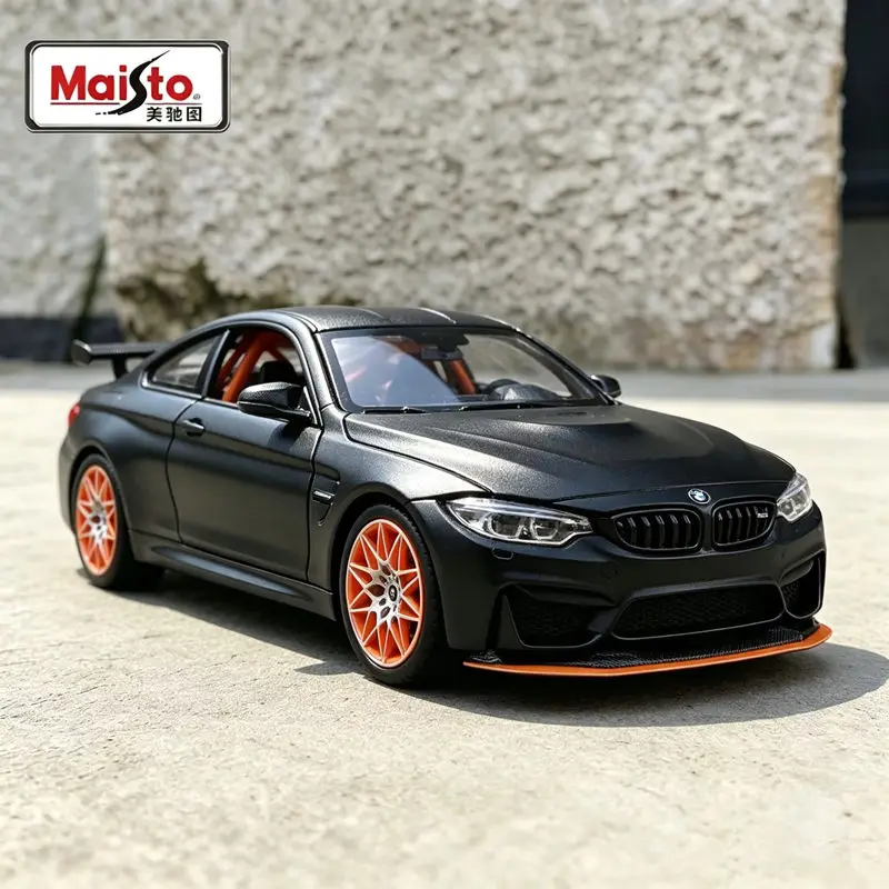 Maisto 1:24 BMW M4 GTS F82 Coupe Alloy Super Sports Car Model Diecast Metal Track Racing Car Vehicles Model High Simulation Gift