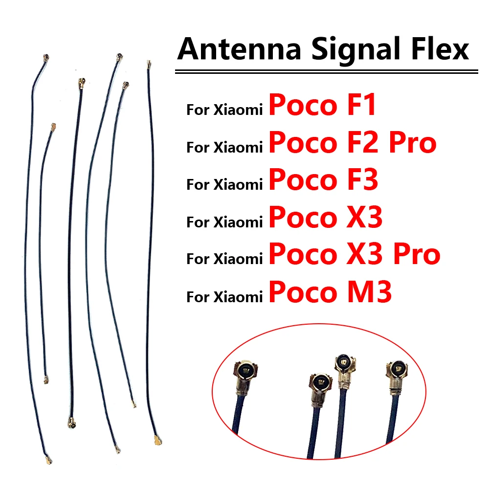 

Новый антенный сигнал Wi-Fi антенна гибкий кабель для Xiaomi Poco F1 F2 Pro F3 X3 Pro NFC M3 запасные части