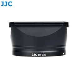 JJC Aluminum Alloy Lens Hood with Hood Cap for Ricoh GR III GR3 GR IIIx GR3x GRIII Camera