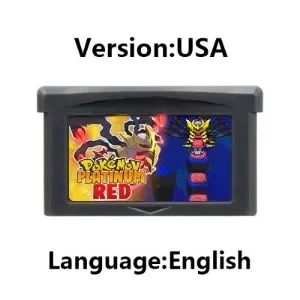 Pokemon-Serie GBA-Spielkassette Sweet FireRed Rocket Unbound Radical Red Gaia Quetzal für GBA