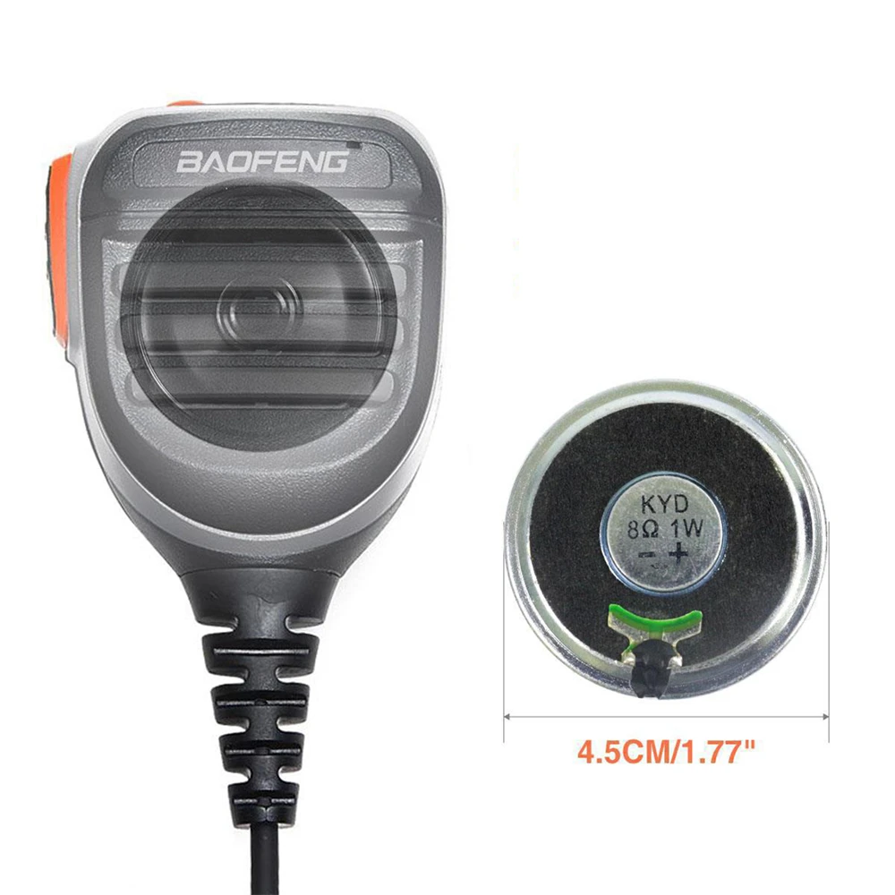 For BF888S Walkie Talkie Microphone Waterproof Speaker Microphone Accessories