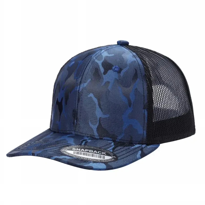 Four camouflage baseball caps