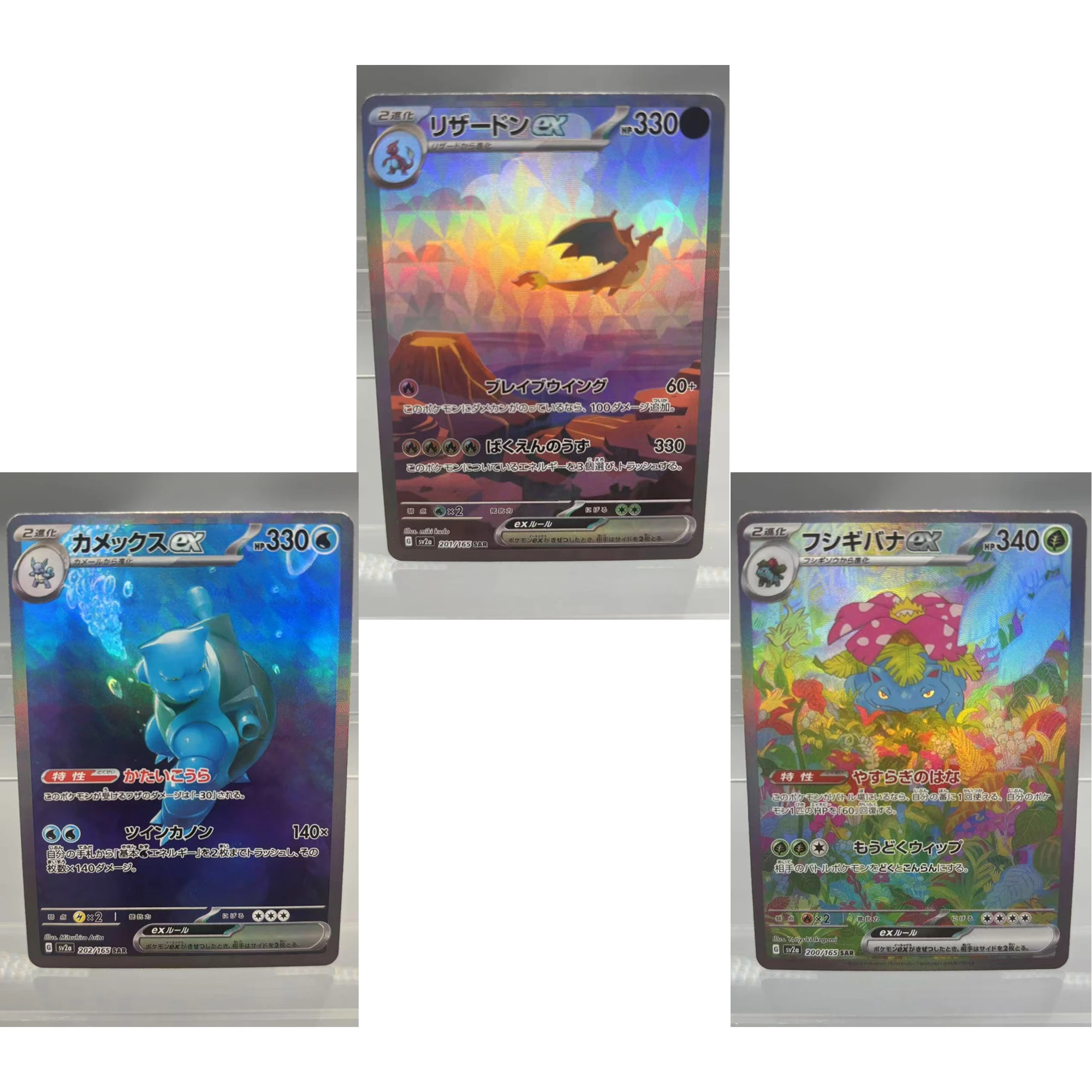 

Diy 3Pcs/set PTCG Charizard Zekrom Reshiram Giratina Lugia Japanese Flash Card Self Made Classic Anime Collection Cards Gift Toy