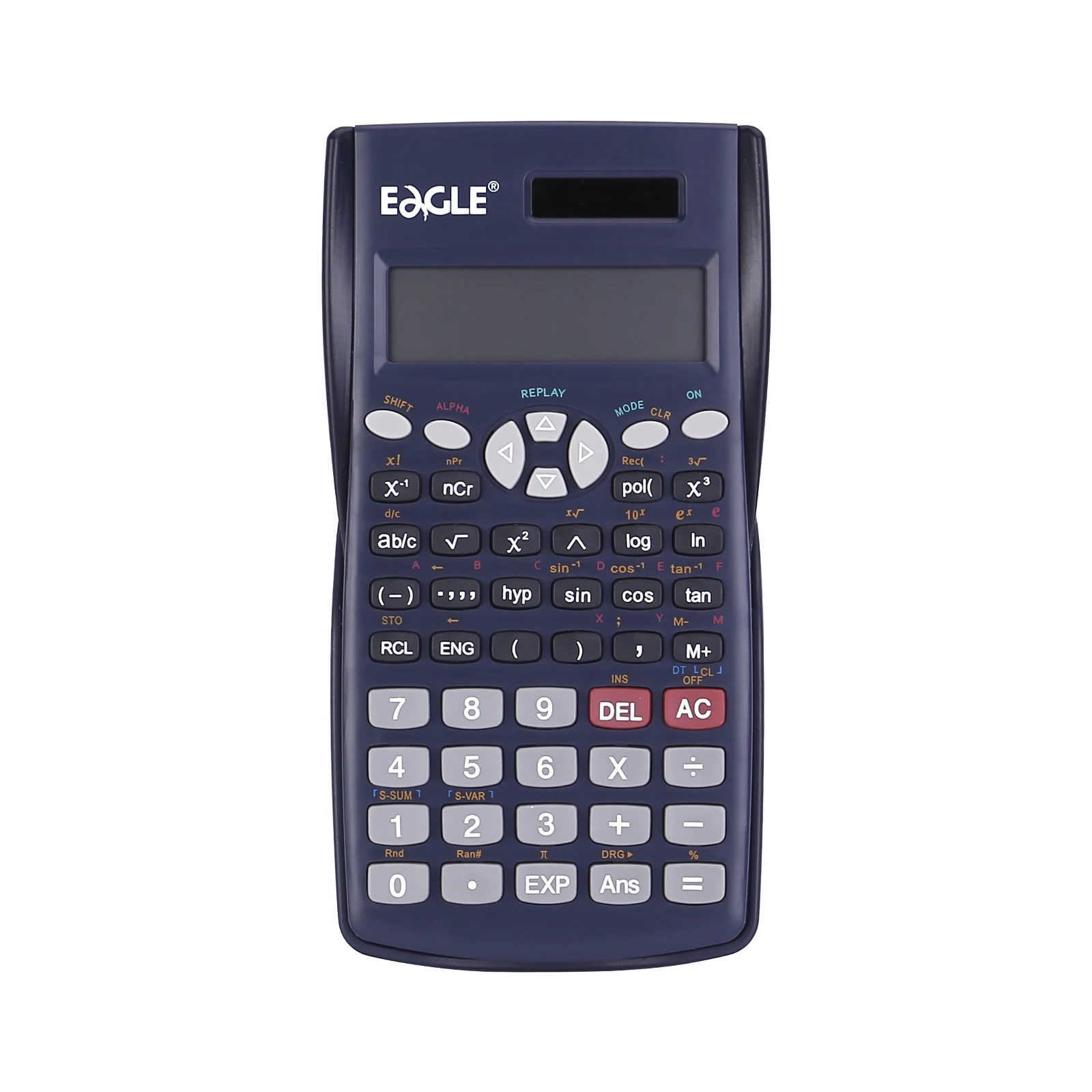 Solar Scientific Calculator , 240 Functions 2-Line Screen，School Student Portable Stationery and Supplies for Math Teaching