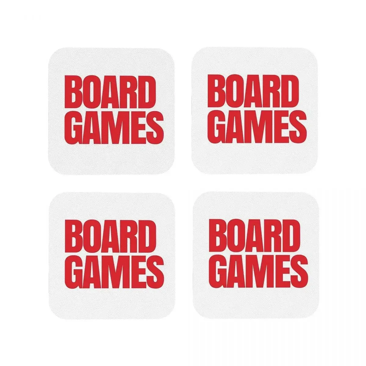 You Can't Buy Happiness But You Can Buy Board Games Coasters Kitchen Placemats Cup Coffee Mats For Home Tableware Pads Set of 4