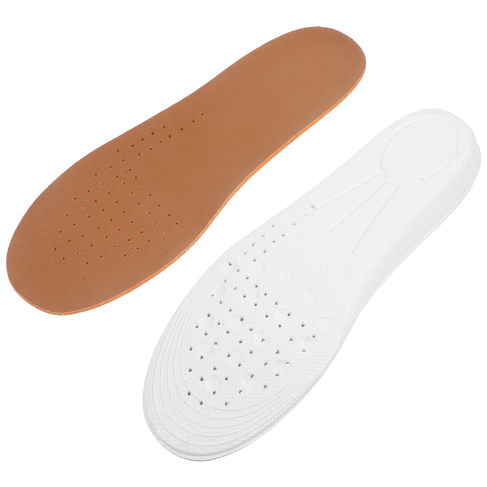 

1 Pair of Shoe Lifts Breathable Height Increase Shoe Pads Pig Skin Shoe Cushion for Women Men Size S (1.5cm)