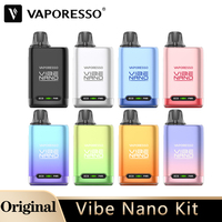 Original Vaporesso Vibe Nano Kit 1100mAh battery Dual Mesh Tech 4.5ml 0.8ohm Electronic Cigarette Vaporizer