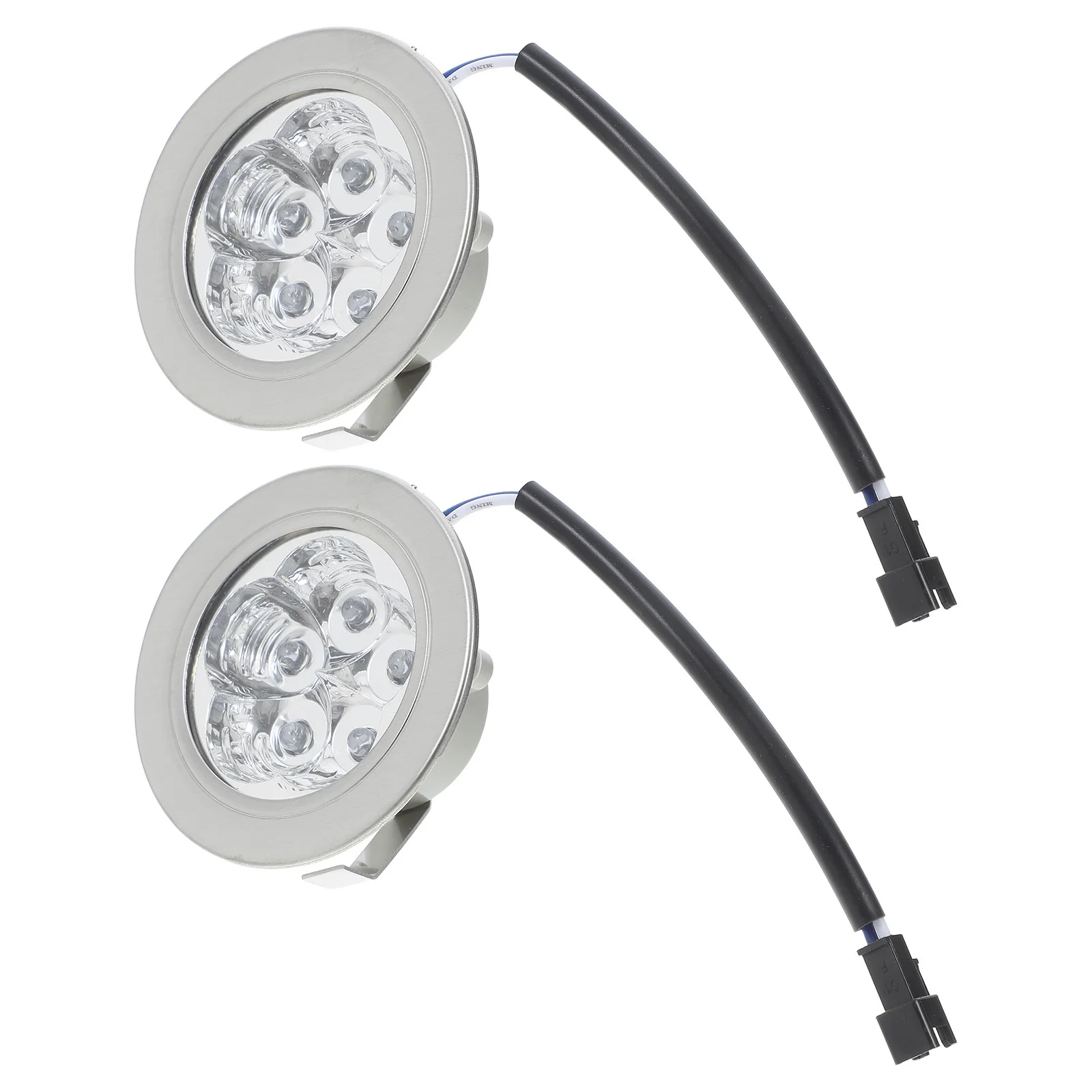 

2pcs Led Range Light Bulbs Under Hood Appliance Bulbs Stove Silver 110V Energy Efficient Vent Lamp Replacement