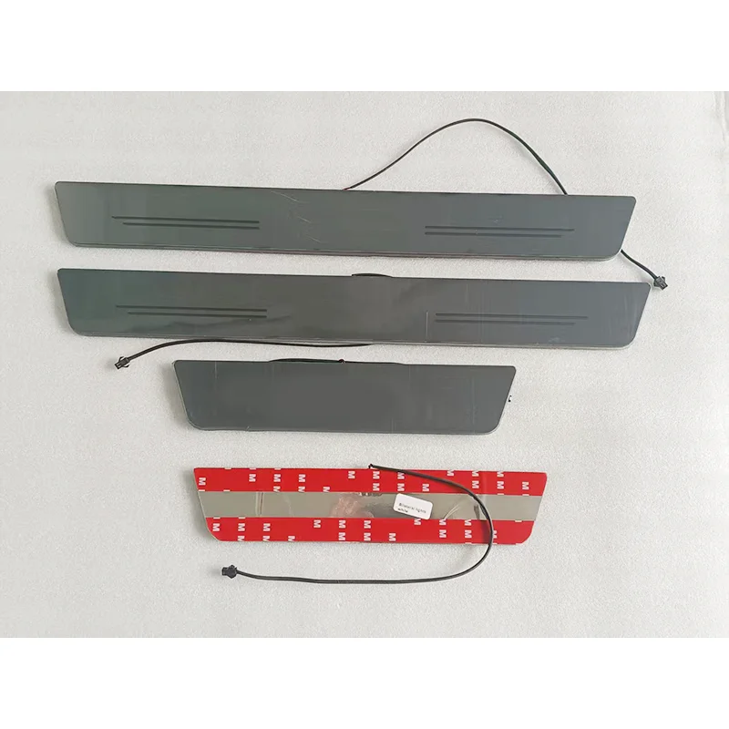 Pvc Plastic Door plate Trim for RANGER 2012-2019 T6 T7 T8 Led Door sill plate Welcome pedal Scuff Plate Exterior Accessories view 2