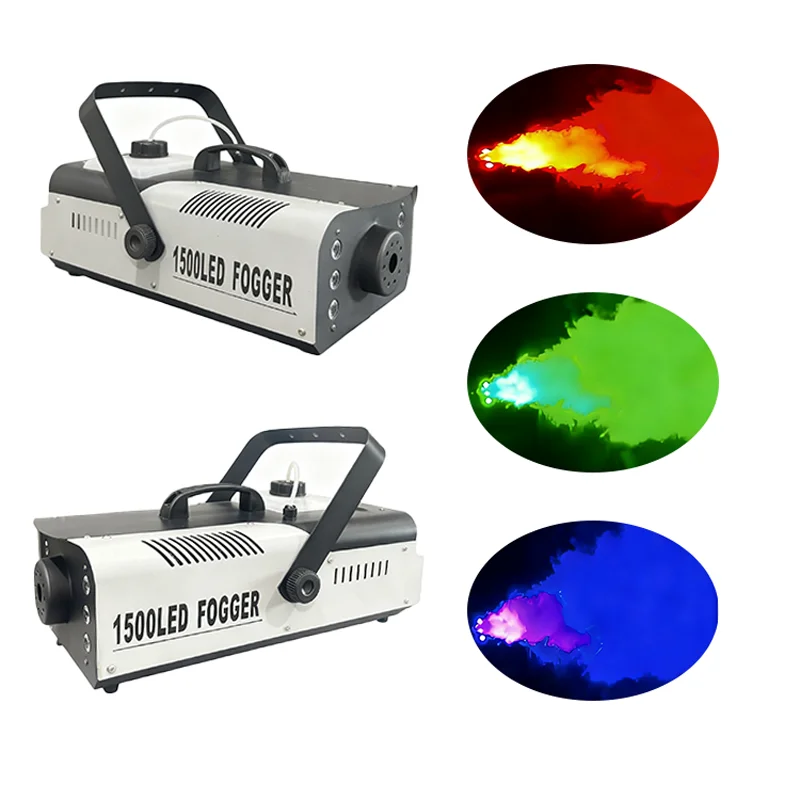 1500W High Power Smoke Machine Wired Remote Control Continuous Output Fog Machine for Large Stage Events Wedding Party Bar KTV view 5