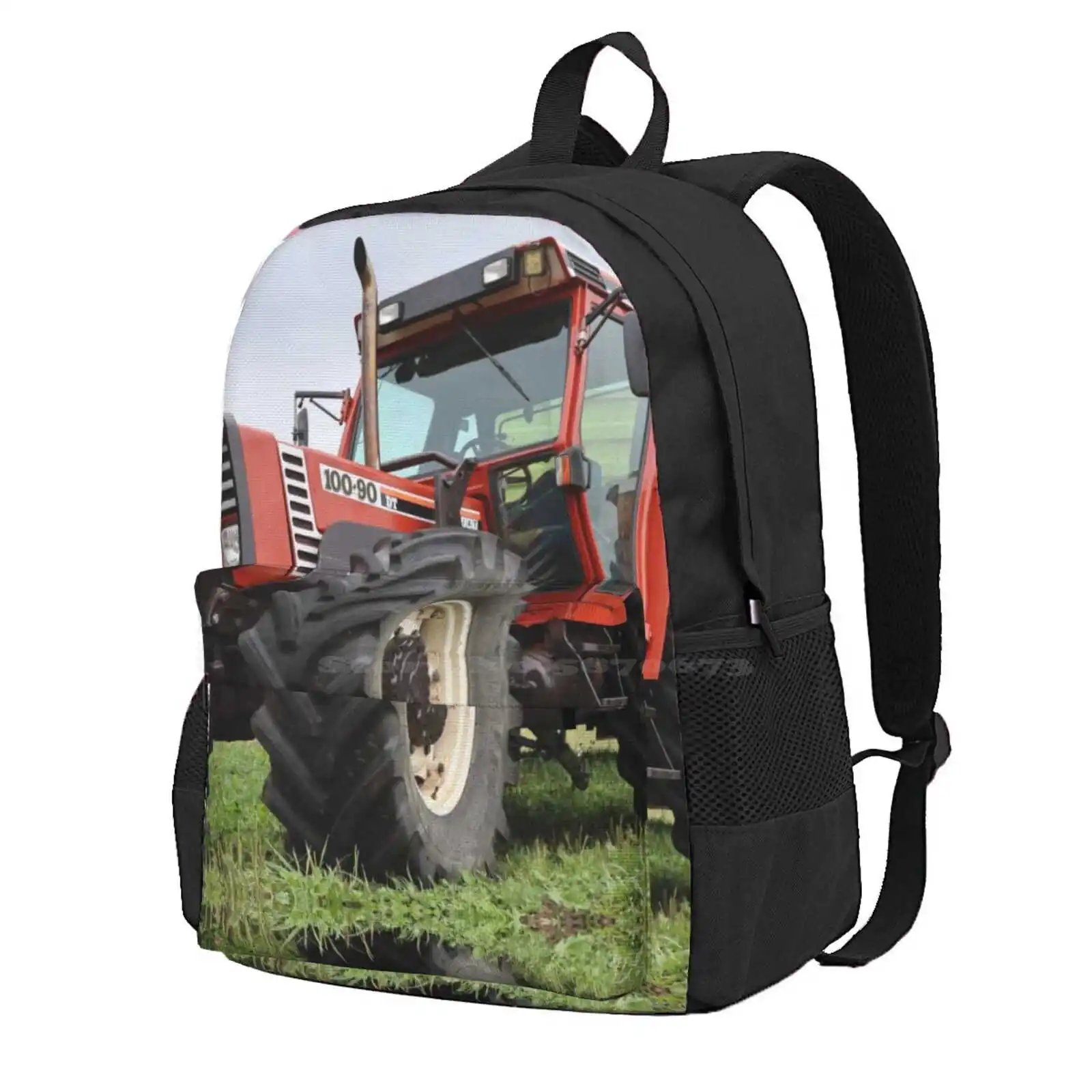 A Beautiful Fiat 100-90 With Endless Power Hot Sale Schoolbag Backpack Fashion Bags Tractor Agriculture Shine Power Nature 100