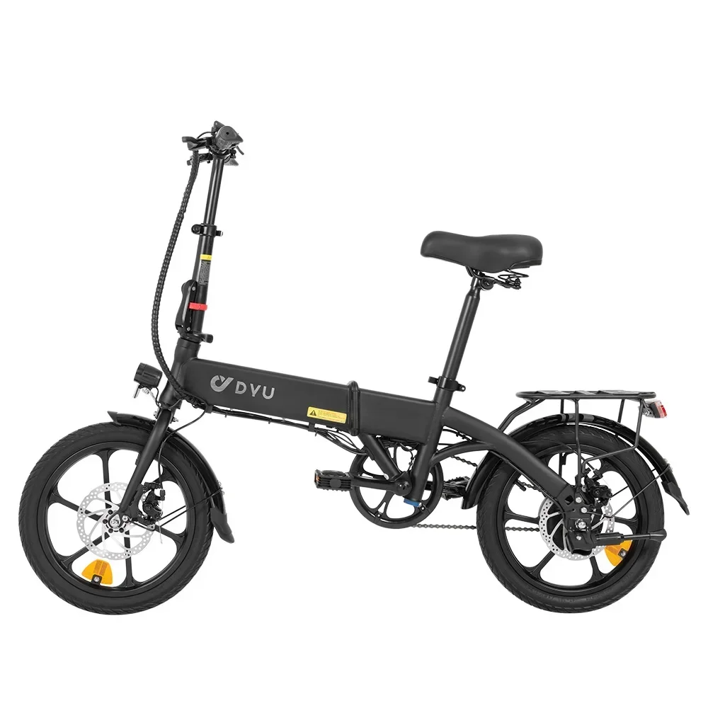 AliExpress dyu DYU A1F Pro Folding Electric Bike 250W Motor City Ebike 36V7.5AH Battery Electric Bike 16 inch tire commuter electric bike