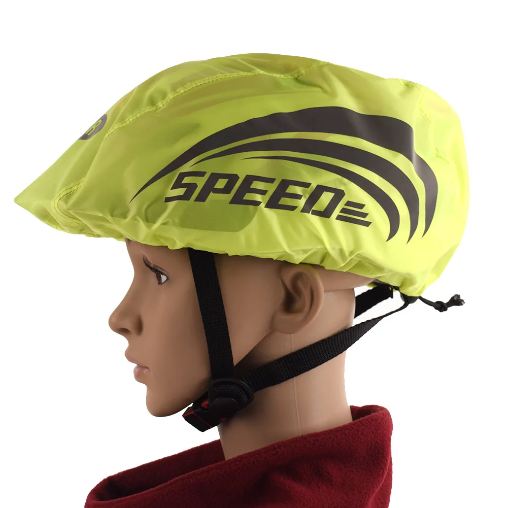 Fahrrad Helm Wasserdichte Abdeckung Mit Reflektierende Streifen Radfahren MTB Rennrad Helm Regen Abdeckung Oxford Tuch Schutz Abdeckung – Detail 5