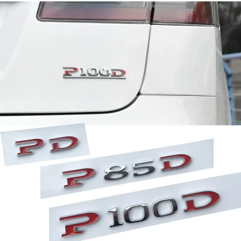 

ABS Car Rear Trunk Emblem Side Sticker for Tesla Model 3 X S Roadster P100D Underline P85D P90D 85 100 Exterior Accessories