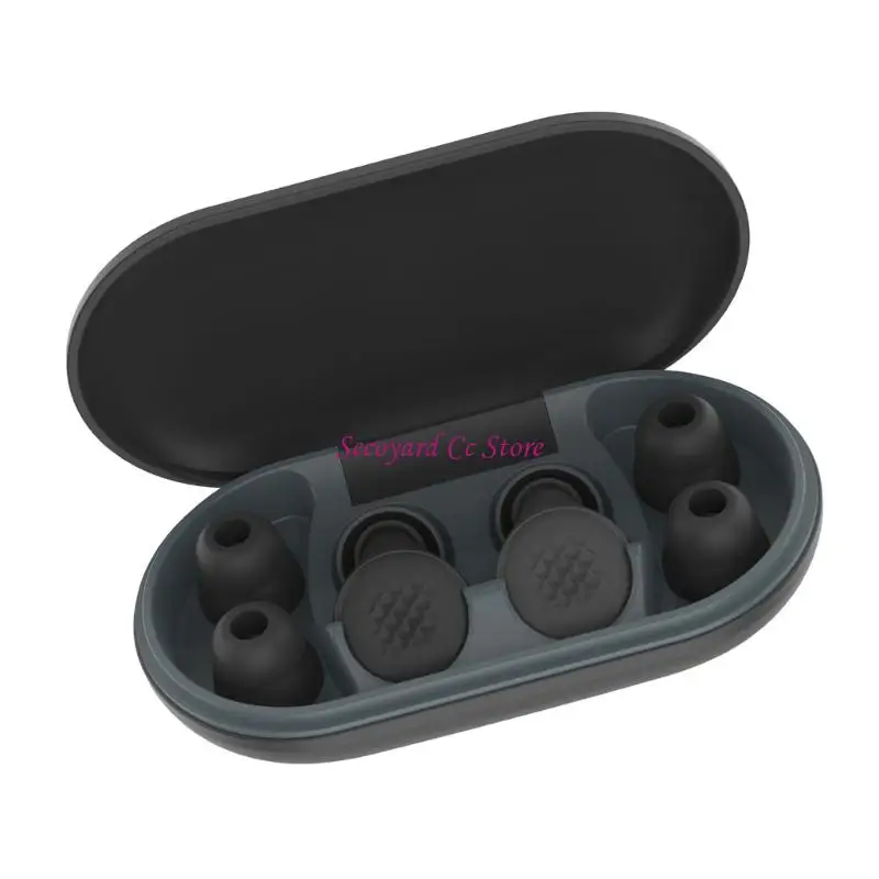 

N3UC Reusable Ergonomic Comfortable Noise Reduction Earplugs in Soft Silicone Suitable for Peaceful Sleep & Quiet Environment