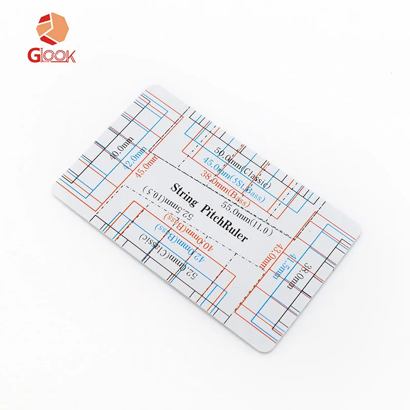 Guitar Pitch Caliper Electric Guitar Measurement String Height Data String Pitch Ruler + Fritz Ruler