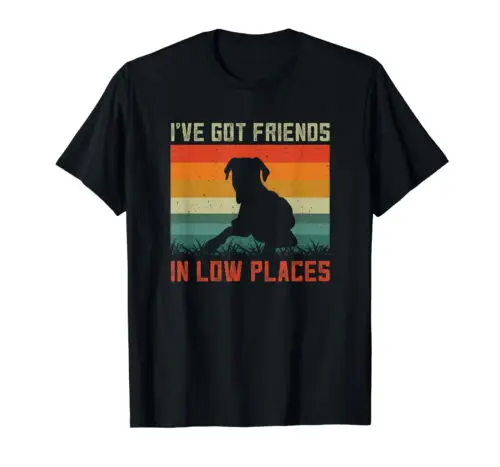 I've Got Friends In Low Places - Vintage Dog Companions T-Shirt