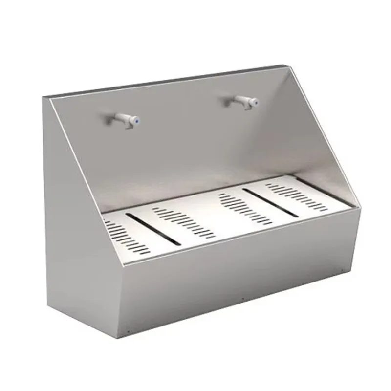 Foot washing table stainless steel fifth degree foot washing device