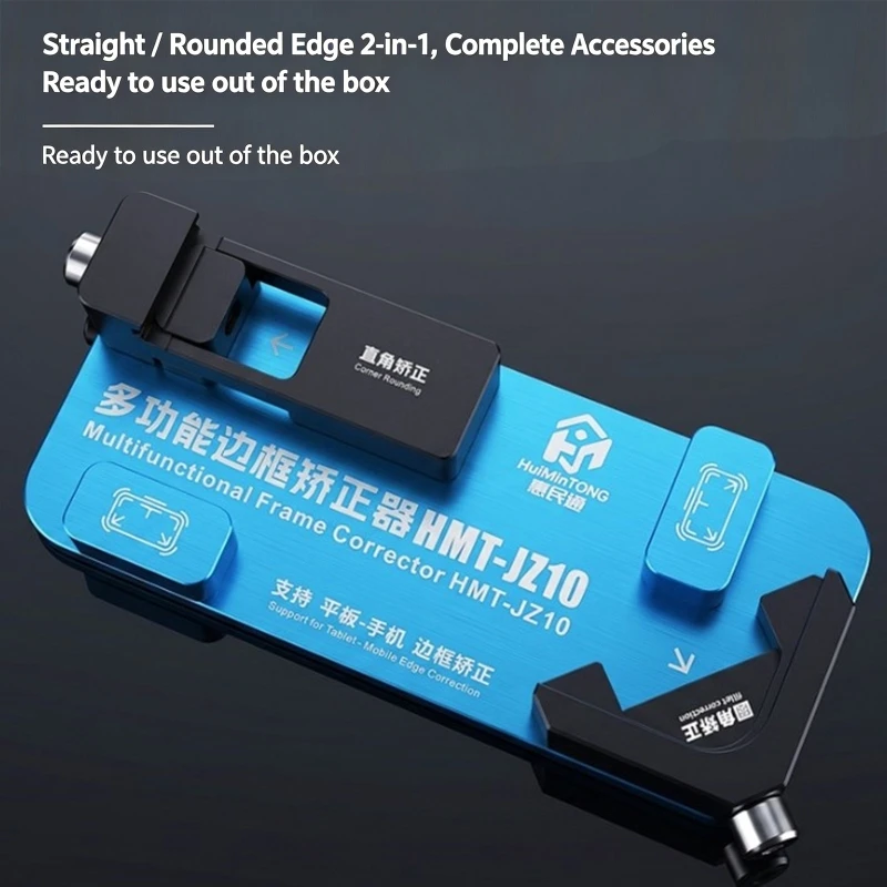 Tablet Phone Alignment Clamp Tool, Metal Frame Straightener Support 