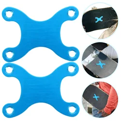 2 Pcs Skateboard Bridge Convenient Gasket Portable Support Household Accessory for Aluminum