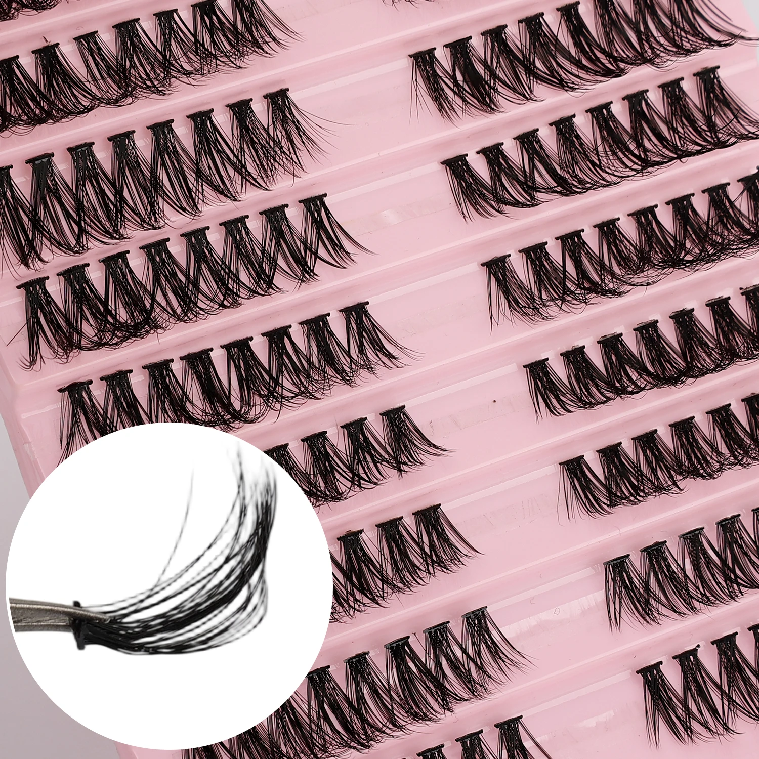 لتقوم بها بنفسك كاذبة لاش تمديد عدة مجموعات الفردية الرموش ملحقات عدة 8-16 مللي متر رقيق Wispy حجم الطبيعية مانغا جلدة ماكياج #5