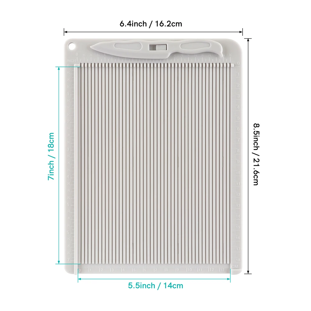 6.4*8.5 inch Mini Multi-Purpose Score Board Envelope Maker for Adding Embossed Lines DIY Gift Box Paper Card Fold Creasing