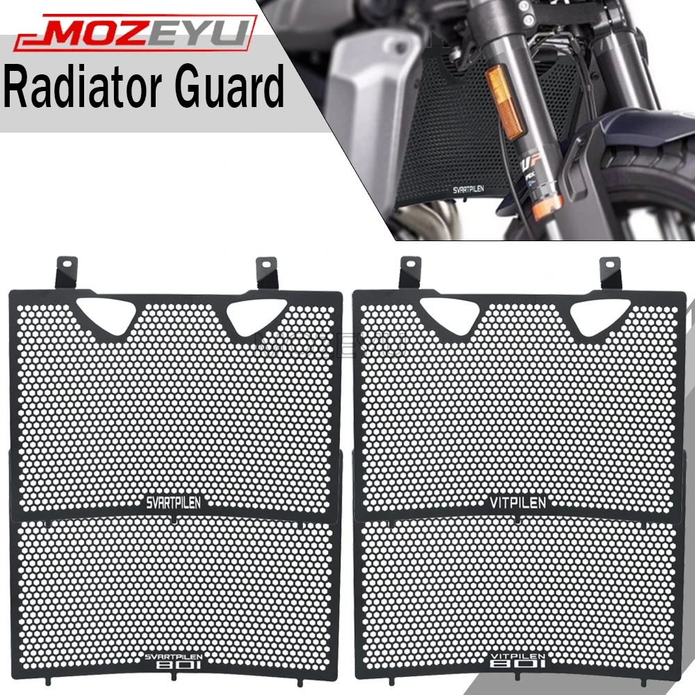 

MOZEYU For Husqvarna Vitpilen 801 2025 Svartpilen 801 2024-2026 2026 2027 Vitpilen801 Motorcycle Radiator Grille Guard Cover