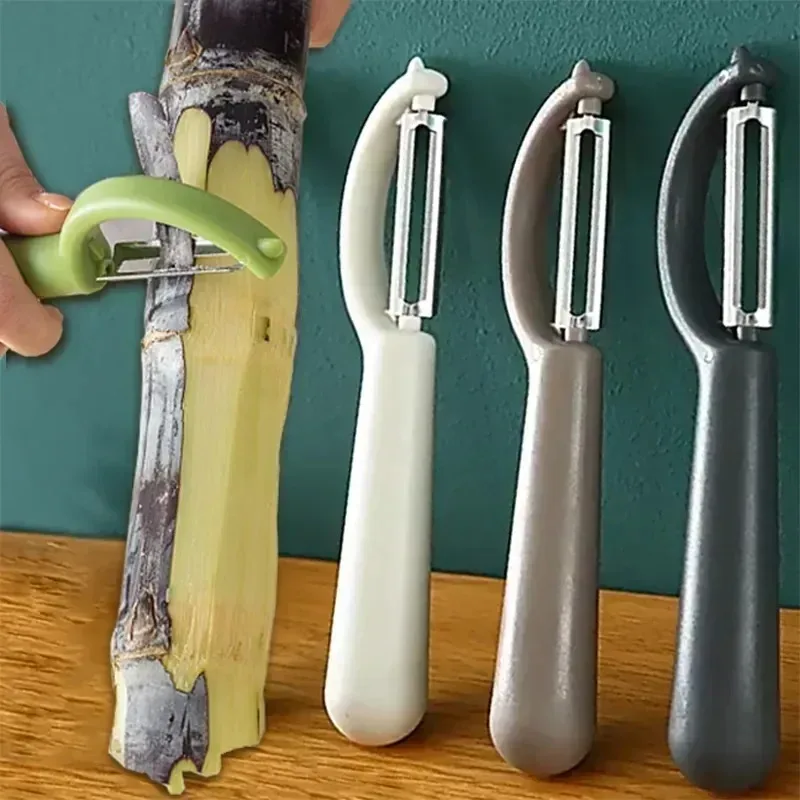 random color1pc Stainless Steel Vegetable Fruit Peeler Manual Fast Peeling Cutter Potato Skin Remover Portable Kitchen Gadget