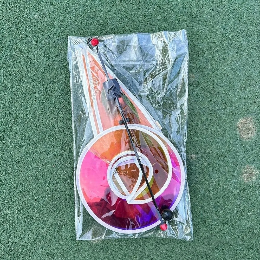 New Plastic Hot Air Balloon Spinner Rainbow Colors Multistyles Color-changing Film Wind Spinners Rotating Windmill