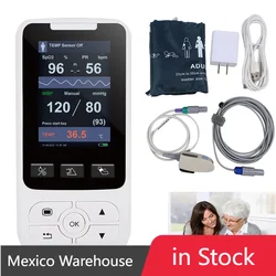 SM50 Handheld Patient Monitor for Adults Child Multparameter Home Hospital ICU SPO2 NIBP TEMP PR Vital Signs Monitor