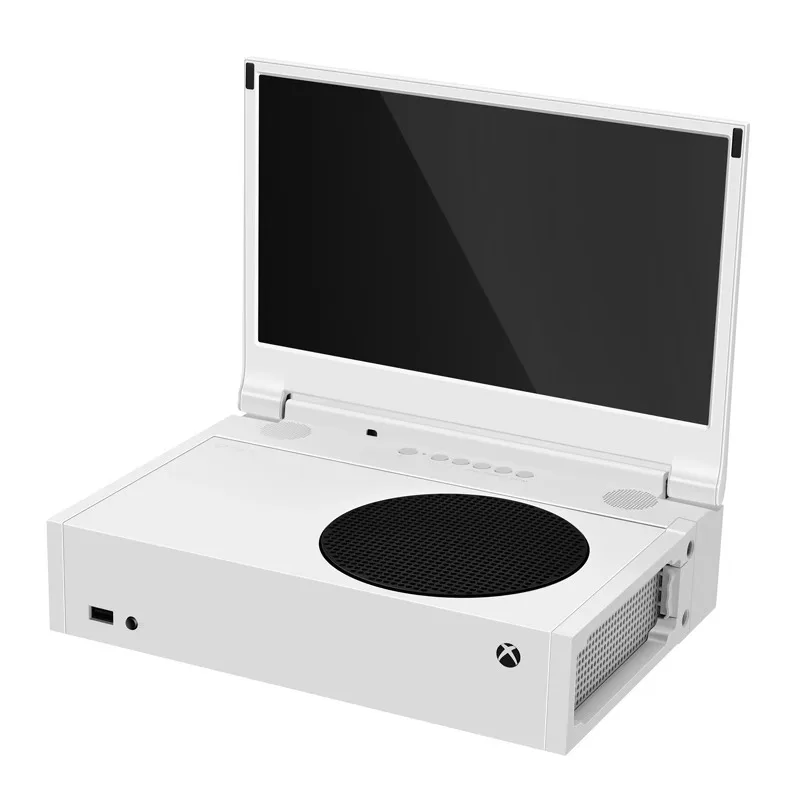 15.6 Inch 4K HDR Portable Game Monitor IPS Screen Suitable for Xbox Series S with 3D Stereo 2 HDMI 2 Headphone Ports  144HZ 1SM