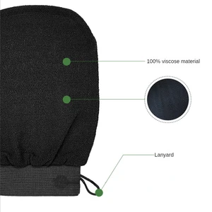 1pc Hammam Chuveiro Engrossar Banho Mágico Peeling Luva Esfoliante Tan Remoção Kessa Banhos Produtos de Limpeza Corpo Purificador 8 principais vendas bronzeamento à jato - №1