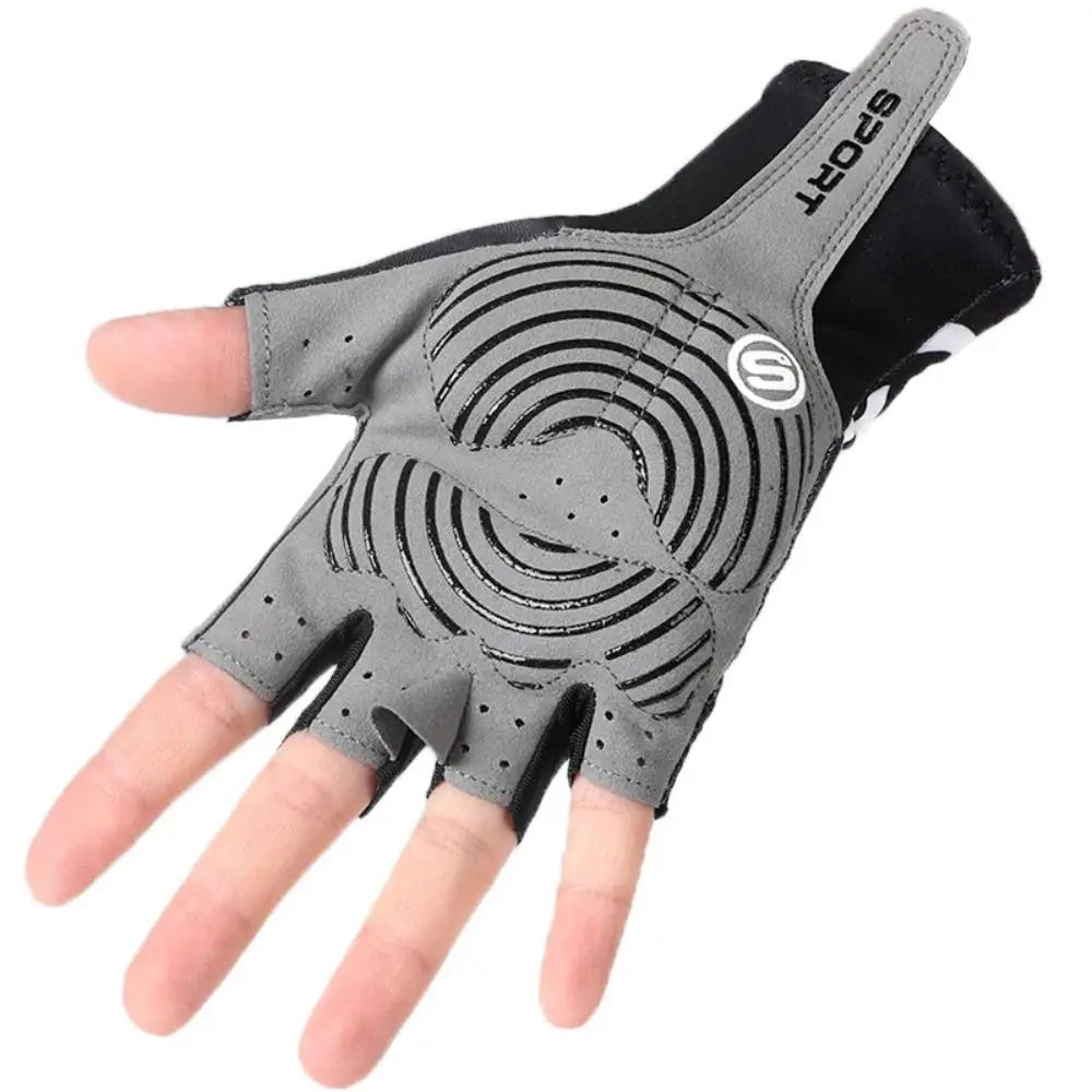 

1Pair Sun Protection Half-Finger Cycling Glove Non Slip Wear-Resistant Driving Gloves Palm Protection Breathable