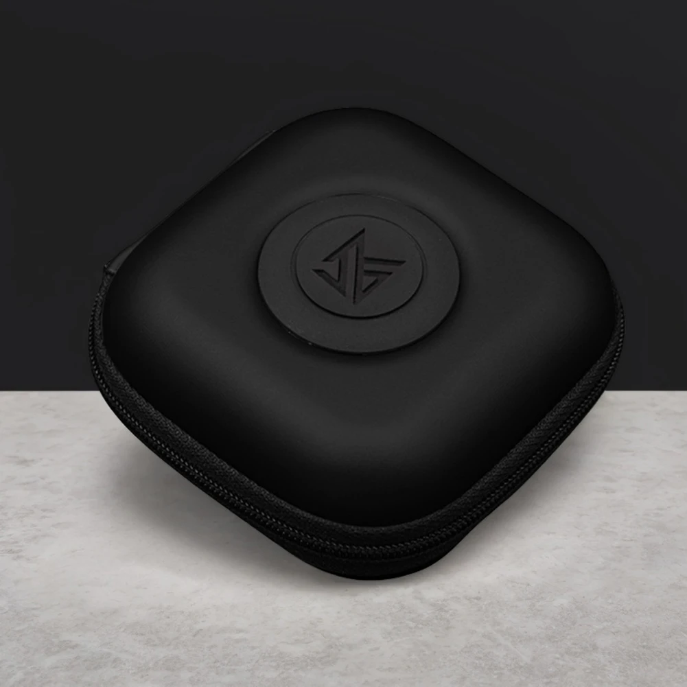 

PU Case Bag Earphone Case Shock Absorption Headphones Box Bag Anti-scratch Storage Package Case with Lanyard for IEM KZ