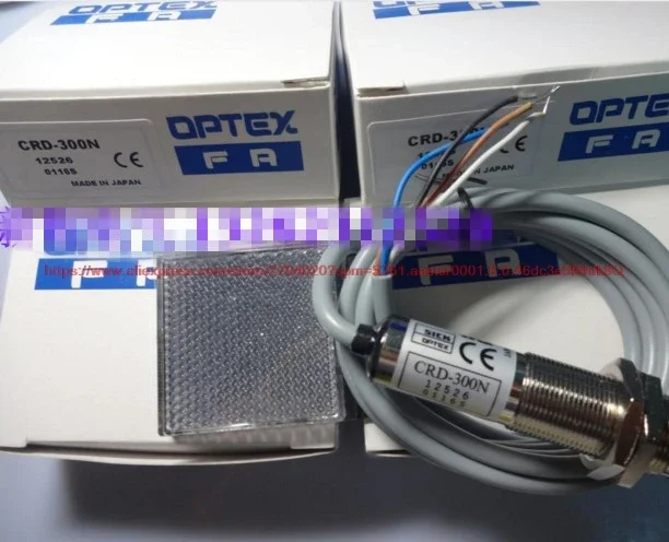 

Новый и оригинальный датчик CRD-300N/CRD-300P с отражателем, цилиндрический фотоэлектрический датчик переключателя