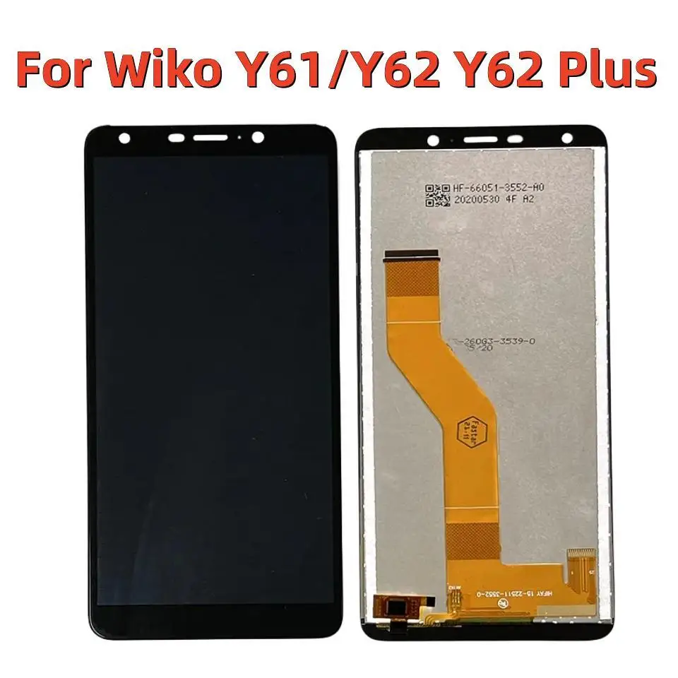 

For Wiko Y61 W-K560-EEA LCD Display Screen For Y62 Touch Screen Panel Digitizer For Wiko Y62 Plus Display Parts