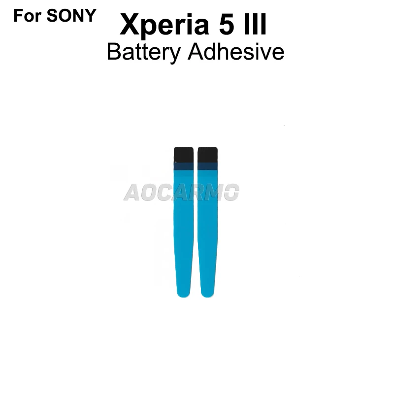 Aocarmo For SONY Xperia 5 III Full Set Adhesive X5iii XQ-BQ52 BQ72 Front LCD Rear Back Cover Sticker Battery Mic Earpiece Glue