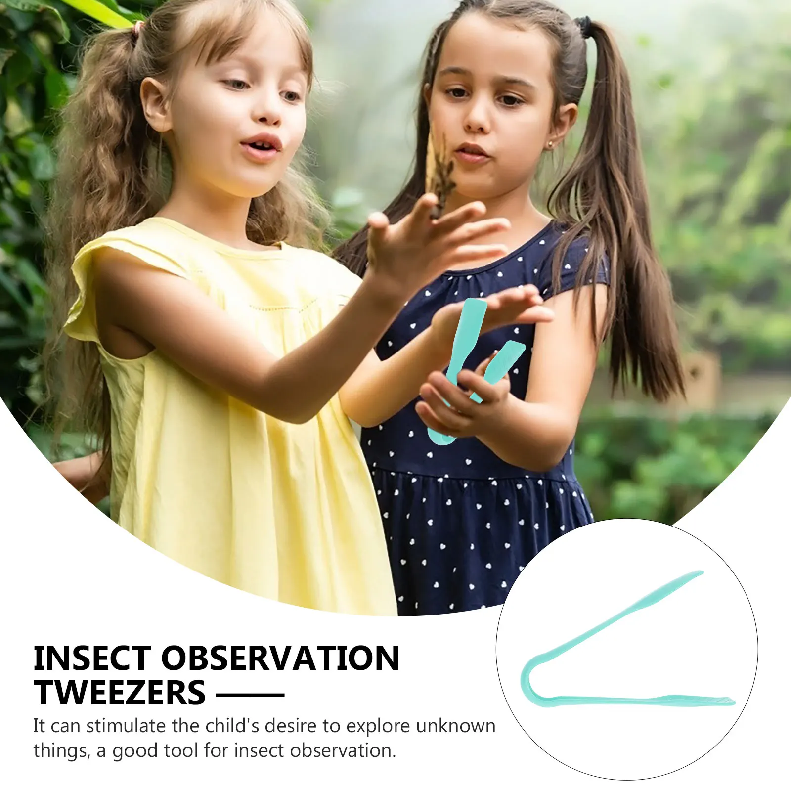 

20pcs Plastic Tweezers Kids Tweezers Educational Tool Bug Catcher Girls Toys Age 4 5 Learning Toy Insect for Imagination