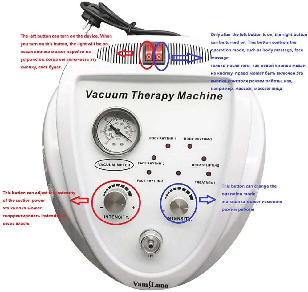 New Vacuum Massage Therapy Machine Lymphatic Drainage, Breast Chest Massager Enlargement Enhancement & Butt Lifting Body Shaping